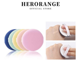 Mút Trang Điểm Her Orange Hình Tròn Tán Phấn Nước Kem Nền Tiện Lợi