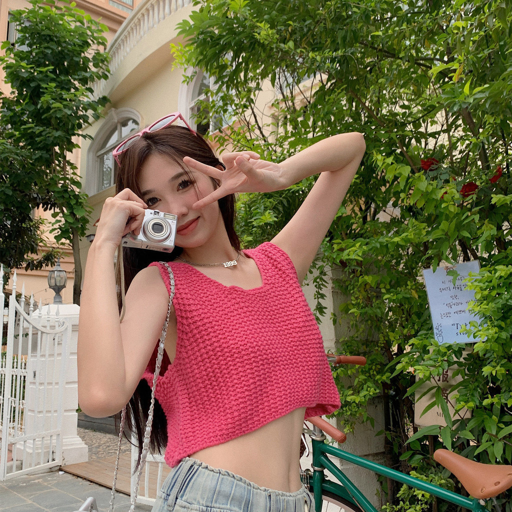 MTMM  áo tank top nữ thời trang Rộng áo 2 dây 2024 Mới Hàn Quốc | BigBuy360 - bigbuy360.vn