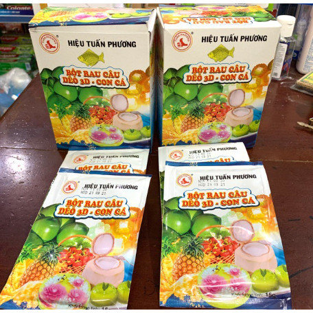 1 Gói Bột rau câu dẻo 3D - Con cá (10g)