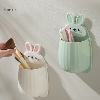 Cminyp Hoạt Hình Dễ Thương Bàn Chải Đánh Răng Giá Đỡ Phòng Tắm Treo Tường Hộp Bảo Quản Trang Điểm Đấm Giá Rẻ Nhà Hộp Đựng Tổ Chức Vinh Quang