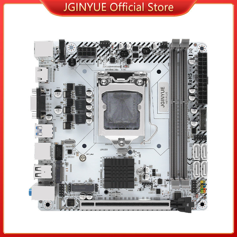 Bo mạch chủ JGINYUE H97 LGA 1150 Intel i3 i5 i7 E3 CPU DDR3 1333 MHz 1600 MHz 16GB M.2 NVME SATA USB