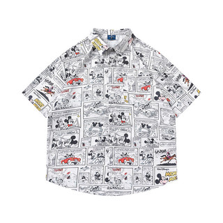 Hoạt Hình Hoạt Hình Full In Hình Áo Sơ Mi Nam Tay Ngắn Áo Sơ Mi Tay Ngắn Quá Khổ Áo Sơ Mi Chuột Mickey Cặp Đôi Áo Sơ Mi Mùa Hè 2024 Phong Cách Mới Phiên Bản Hàn Quốc Áo Sơ Mi Hoa Tay Ngắn Cardigan Phong Cách Nhật Bản Tươi Hồng Kông Cặp Đôi Mặc Phong Cách