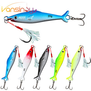 Mồi câu cá mới kim loại jig 10g / 15g / 20g / 30g / 40g cá sấu giả jig câu cá spinner mồi laser jigging thìa mồi câu cá