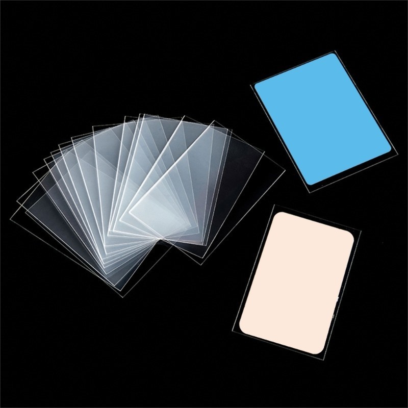 MOON Essential Clear Penny Card Sleeve để bảo vệ Board và Trading Cards Holder cho Board Game và Car
