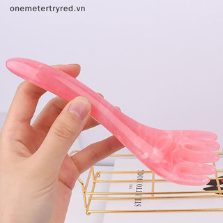 Metertryred 1 da đầu gua sha cho cơ thể cổ chân massage đầu massage châm cứu điểm bấm massage dụng cụ vn
