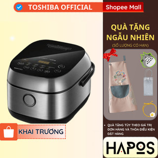 Nồi cơm điện cao tần Toshiba RC-18IP1PV 1.8L, Hàng chính hãng, Lòng nồi dày 3mm chống dính, Cảm ứng nhiệt 3D - HAPOS