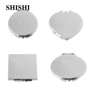 SHISHI  [Hàng mới về] Gương gập hai mặt bằng thép không gỉ bỏ túi GM24401X3