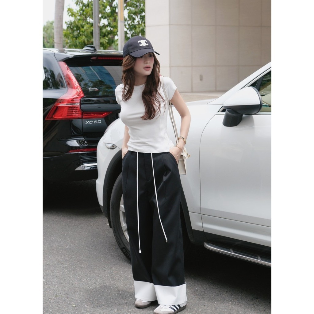 Quần dài lai trắng COCOBEBE CHAD PANT