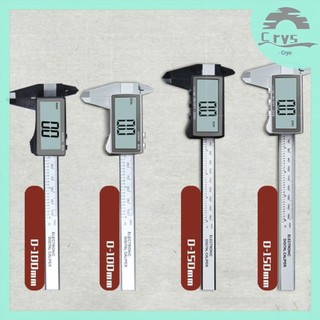 Dụng cụ đo toàn màn hình Vernier Caliper kỹ thuật số điện tử 100 / 150mm
