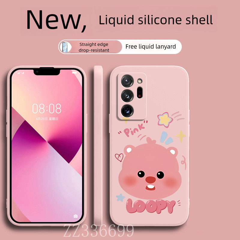 Ốp lưng bảo vệ silicon cho Samsung Note 20 Ultra Pro Loopy