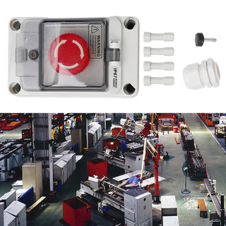 ⭐2023 ⭐Estop Switches with Box e-Stop Box Emergency Stop Push Button Switch With Box