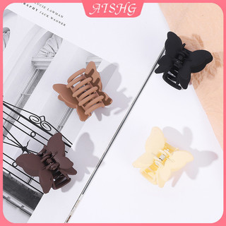 AISHG 3.5cm Kẹp Tóc Hình Bướm Mờ Màu Kẹo Dành Cho Nữ Phụ Kiện Tóc Thời Trang