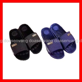 Dép nam nữ mang trong nhà nhựa dẻo chống trượt matxa êm chân