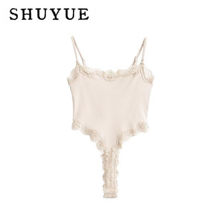 SHUYUE bodysuit áo hở lưng áo liền quần tráng lệ Gợi cảm Thông thường tráng lệ WBX2460M3M 27Z240703