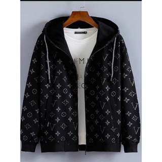 Áo Khoác, Áo Hoodie LV In Kín Chất Nỉ No.1 Studio Dày Dặn Mềm Mịn Thời Trang Unisex