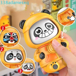 Adamesxqb Búp bê thay đổi khuôn mặt Tứ Xuyên, Búp bê gấu trúc thay đổi khuôn mặt phong cách Trung Quốc Tứ Xuyên, Đồ chơi tương tác Nhựa Mini Đồ thủ công DIY Đồ chơi thay đổi khuôn mặt Quà tặng sinh nhật
