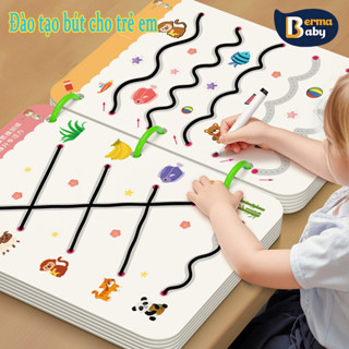 【Berma Baby Sách Tập Tô Màu Cho Bé Từ 3 4 Tuổi 8 Quyển Tô Màu Song Ngữ Anh Việt