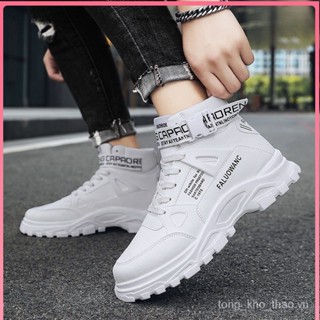  Giày boot Martin sneakers cổ cao công sở thường ngày thời trang phong cách Hàn cho nam giày thể thao 