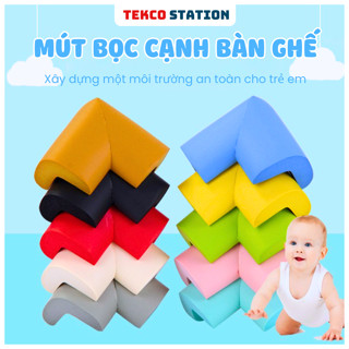 Bộ 4 Miếng Mút Xốp Bọc Cạnh Bàn - Bịt Góc Bàn An Toàn Cho Bé