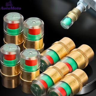 Mũ cảnh báo áp suất lốp ô tô có thể thay thế- Vỏ vòi giám sát an toàn lốp lõi đồng- Vỏ van giám sát báo động xe đạp ô tô