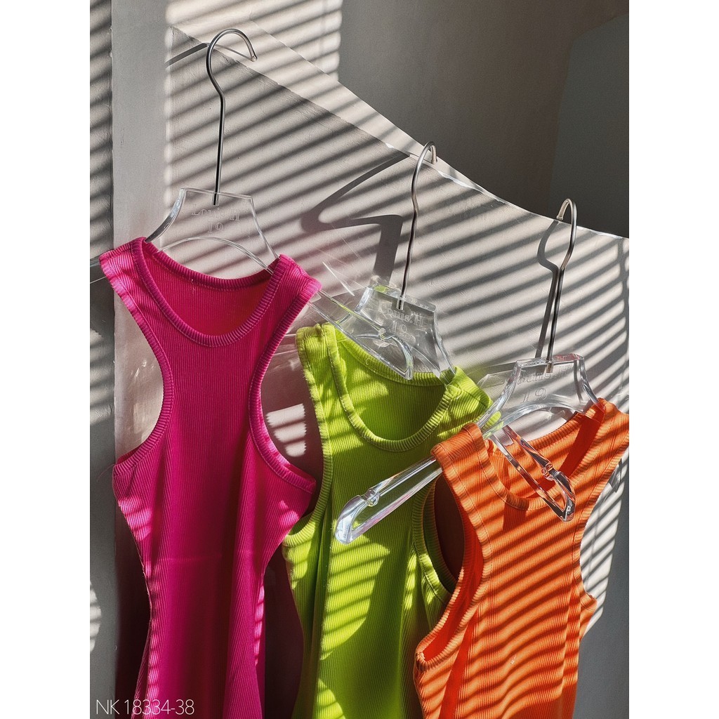 Đầm thun gân sát nách body