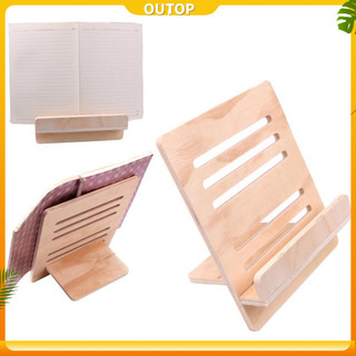 Giá đỡ sách để bàn gấp di động OUTOP Giá đỡ nhạc bằng gỗ
