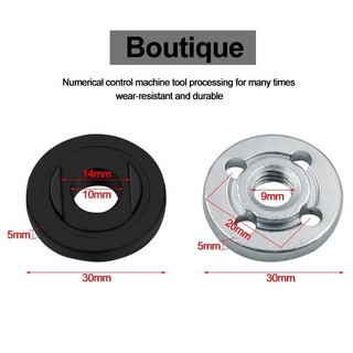 1 cặp máy xay góc mặt bích đai ốc bên trong bên ngoài vòng kim loại tấm áp lực máy xay góc phụ kiện