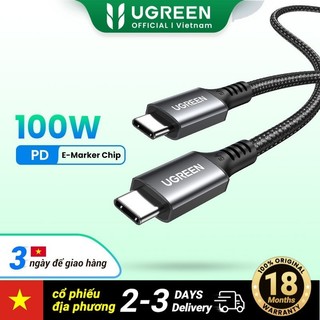 Dây cáp sạc nhanh Ugreen 100W 20V 5A chất lượng cao