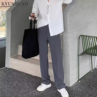 Quần nam KYUSHUAD phong cách Hàn Quốc đơn giản phong cách giản dị nhẹ nhàng sang trọng quần xếp nếp cao cấp