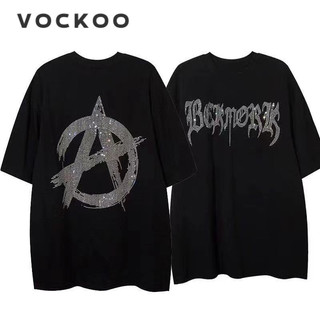 VOCKOO áo phông nam Áo Thun phông áo nam thun Áo Thun Form Rộng Ngắn Tay Unisex MTX2440YB3 17Z240424