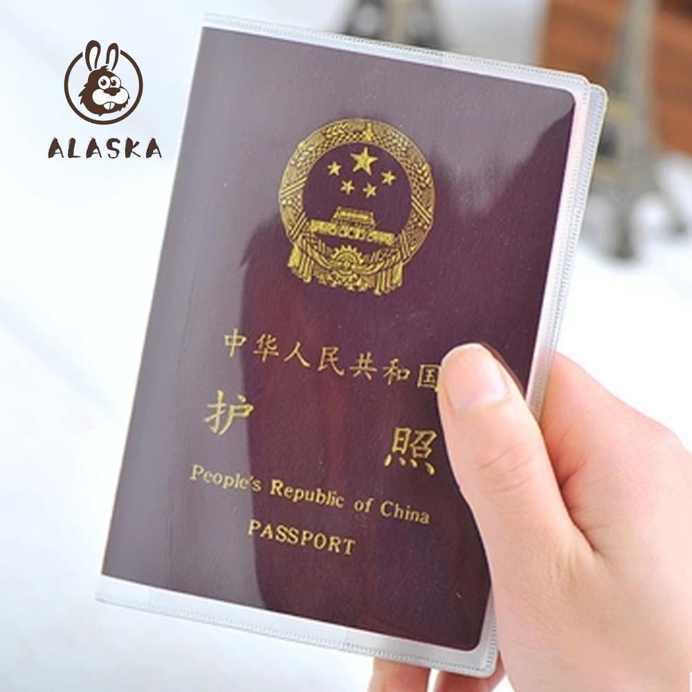 Vỏ hộ chiếu trong suốt Hộ chiếu du lịch bằng nhựa Bảo vệ chứng chỉ quốc tế [alaska.vn]