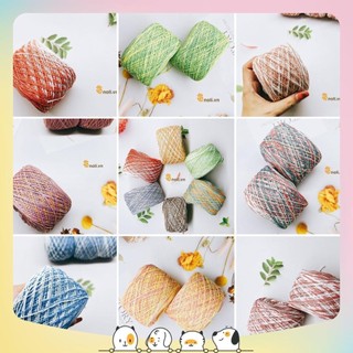 Sợi cotton Việt Nam loang 1mm Craft yarn VN chuyên móc thú, bikini, váy áo mùa hè, đồ decor