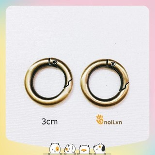 Khoen tròn mở 30mm (1 cái)