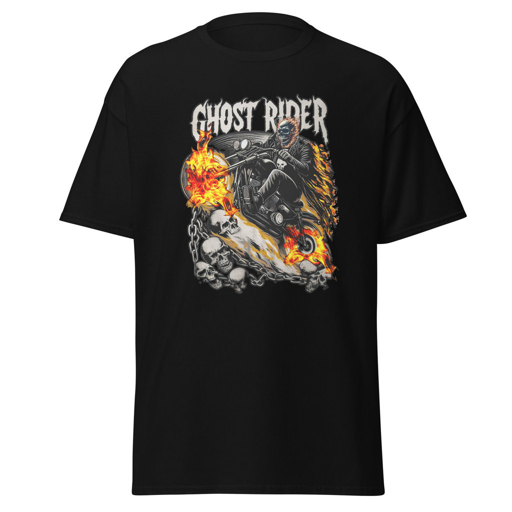 Áo thun Ghost Rider thời trang tùy chỉnh DIY