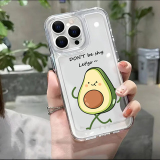 Ốp Lưng Cho Iphone 15 14 13 12 11 Pro Max Ốp Lưng Bơ Rõ Ràng Xs 6 7 8 Plus Ip11 Ip15 Ip14 Pro Max 11 Ốp Lưng