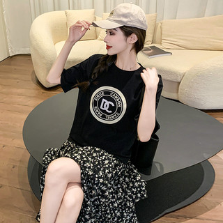 Váy hoa xẻ cho bà bầu