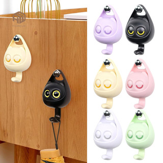 HOPEUP Móc Treo Tường Tự Dính Tuyệt Vời Nhấp Nháy Hình Cú Chịu Lực Lớn Túi Chống Trơn Trượt Mũ Quần Áo Khăn Treo Móc Treo Trang Trí Tường Horm Ký Túc Xá Móc Treo