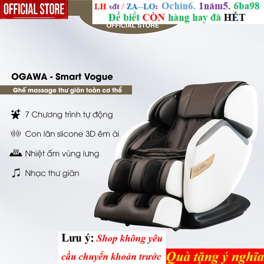 KM- Ghế massage toàn thân OGAWA Smart Vogue Prime Massage Chair