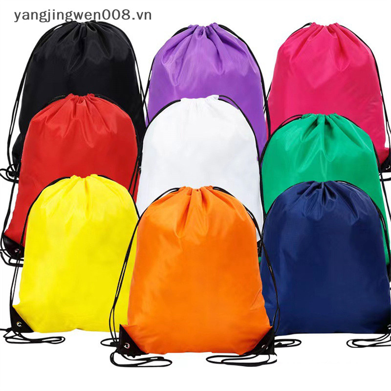 Yangwen Túi thể thao di động Dây rút Thắt lưng đi Ba lô tập thể dục Túi đựng giày Túi lưu trữ.