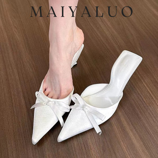 MAIYALUO Giày Cao Gót Mũi Nhọn GIÀY SANDAL Thời Trang Mới 2023 Cho Nữ Màu sắc đa dạng Kiểu dáng độc đáo Chất lượng cao Chống trơn trượt FGL244034T 20Z240516