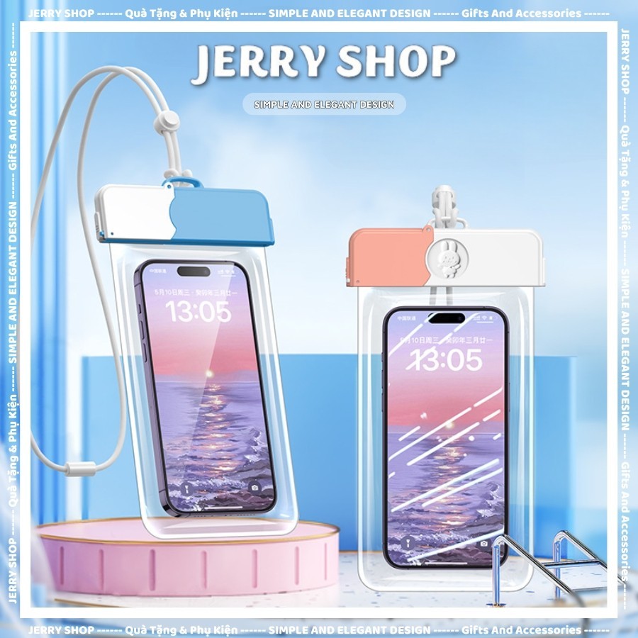 Túi Chống Nước Điện Thoại , Túi Bảo Vệ Điện Thoại Dưới Nước phụ kiện du lịch đi biển và bơi - Jerry Shop