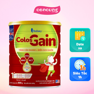 Sữa Colos Gain 1+ 800g (1 - 10 tuổi)