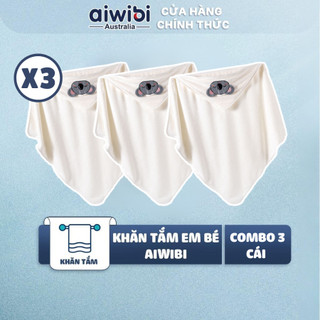  Khăn Tắm Aiwibi Siêu Mềm Mại, Thấm Hút Tốt 130×70