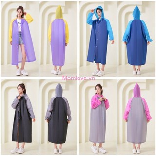 Áo Mưa Đi Bộ Đường Dài Ngoài Trời Lưu Diễn Unisex Người Lớn Nam Nữ Tất Cả Các Kích Cỡ Chống Thấm Nước Dày Lớn Viền Áo Mưa Một Mảnh