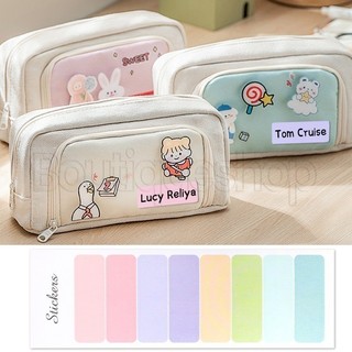 [Nổi bật] Nhãn dán tên tự dính đầy màu sắc - Văn phòng phẩm dành cho học sinh - DIY, Cute - Trang trí cốc nước - Bánh ngọt niêm phong chỉ mục - Đồ dùng văn phòng trường học - Miếng dán tài khoản tay