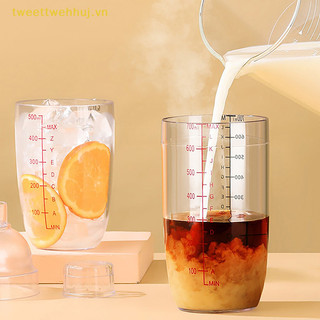 Nhíp Nhựa Cocktail Lắc Tay Bình Lắc Tay Có Cân 350ml / 530ml / 700ml / 1000ml Trà Sữa Rượu Uống Bình Lắc Trộn Thanh Dụng Cụ VN