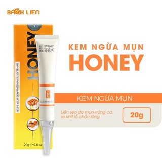  Kem ngừa mụn Honey từ mật ong, vitamin và thảo dược giảm mụn, mờ thâm, ngăn sẹo 20g