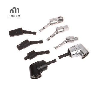 Bộ mở rộng mũi khoan có bộ chuyển đổi máy khoan góc phải 360° Ổ cắm khớp xoay 1 / 4 3 / 8 1 / 2 Bộ chuyển đổi ổ cắm lục giác