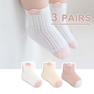 Tất bé gái 0-3 tuổi Tất Cotton hoạt hình Tất lưới co giãn