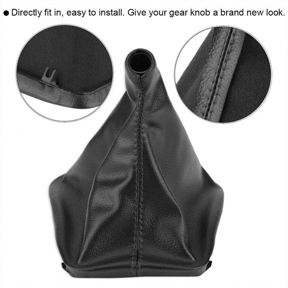Da✅Shift Knob Gear Gaiter Boot Cover Shift Handle-Cover For-BMW E46